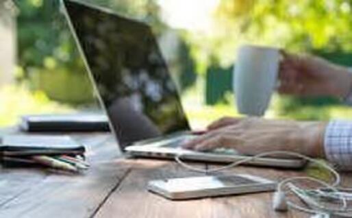 Smart working (foto Ansa )