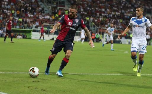 Nandez in azione (Ansa)