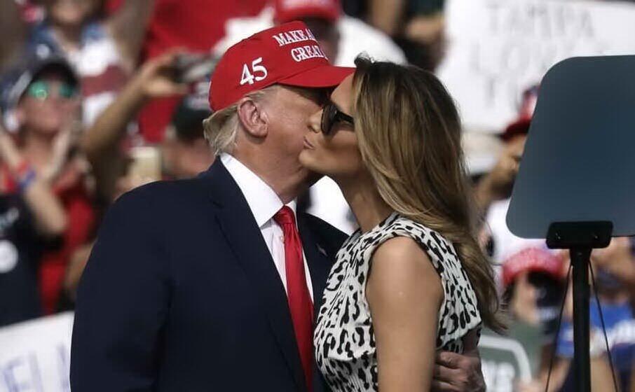 donald e melania trump (archivio l unione sarda)