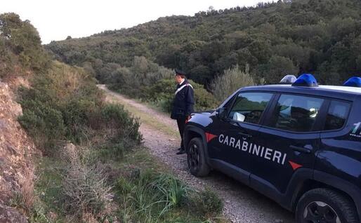 I carabinieri sul posto
