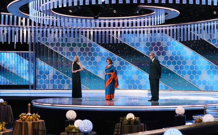 sul palco il board della hollywood foreign press association