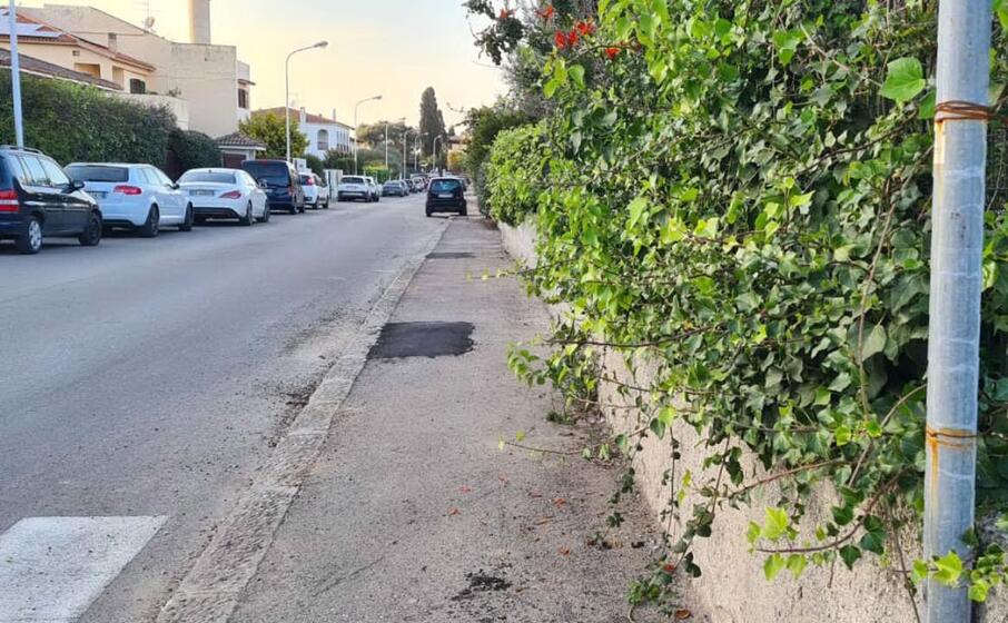 via fratelli catoni del rione sant orsola di sassari una delle vie interessate dal provvedimento ( foto tellini)