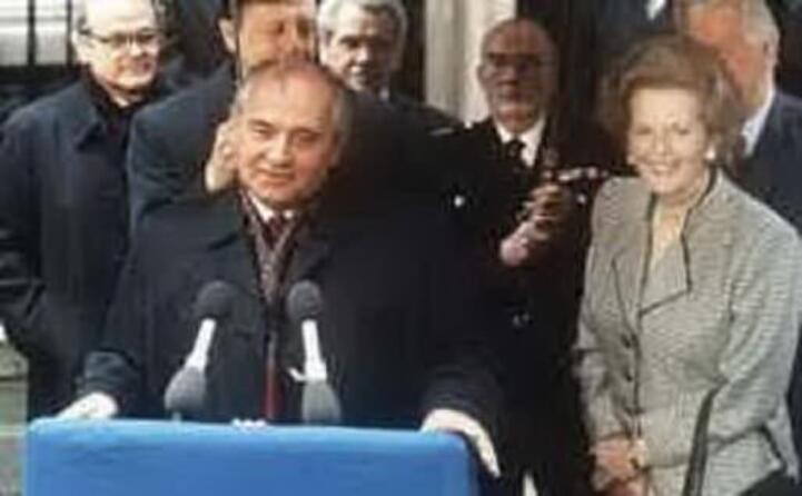 con la premier britannica margaret thatcher (ansa)