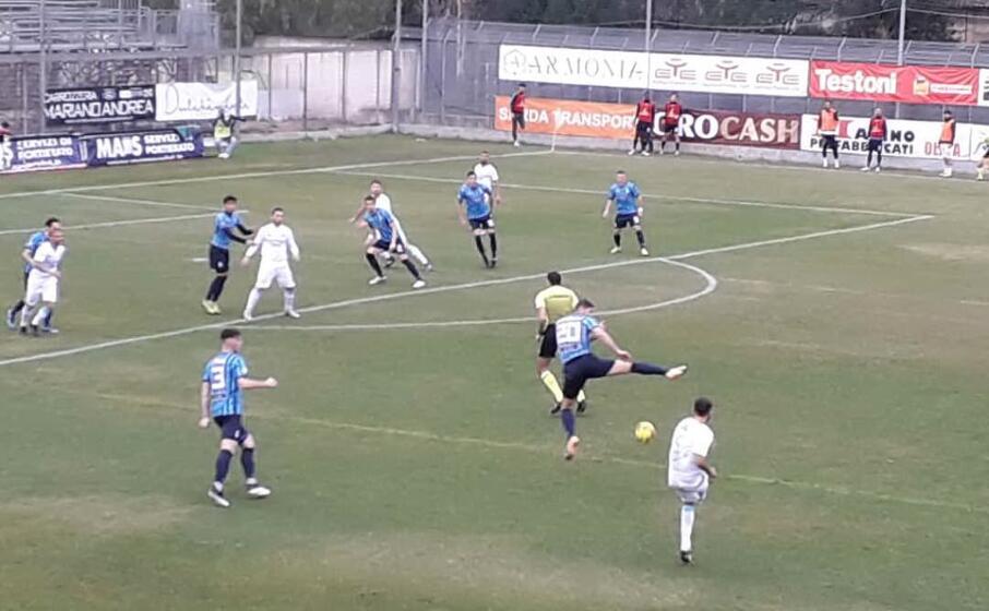 un immagine di una partita dell olbia (foto giagnoni)