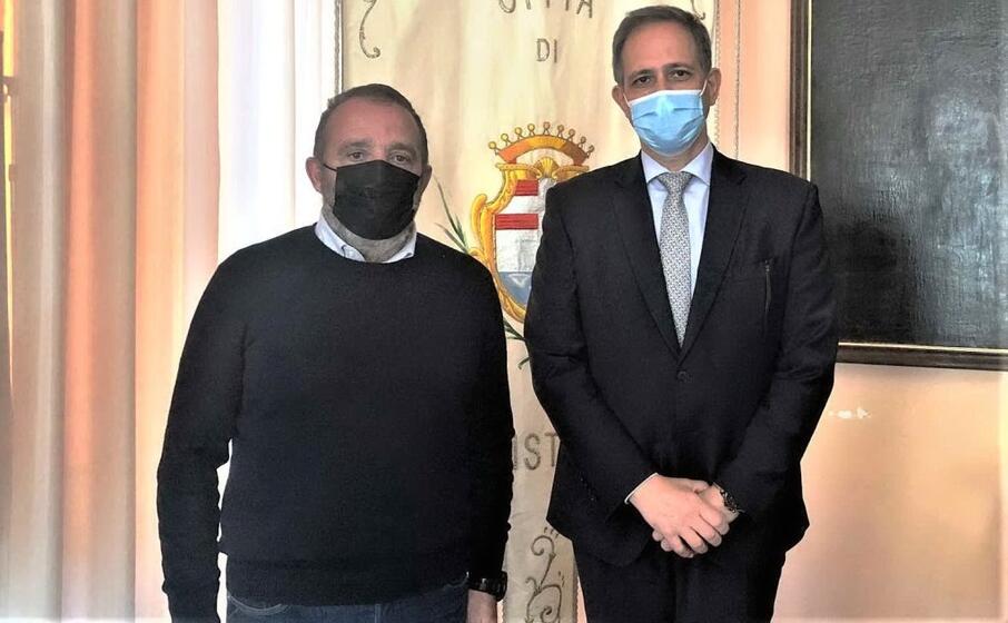 il sindaco lutzu e il questore giardina (foto sanna)