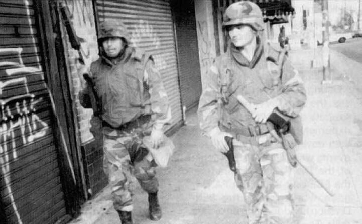 per sedare la sommossa interviene anche la guardia nazionale (foto wikipedia)