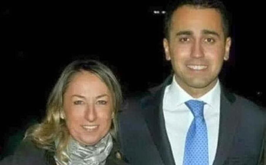carla cuccu con di maio (ansa)
