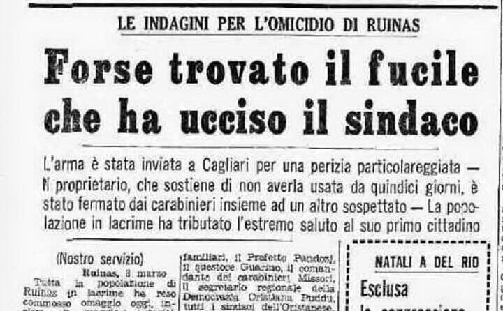 due giorni dopo viene ritrovata l arma del delitto