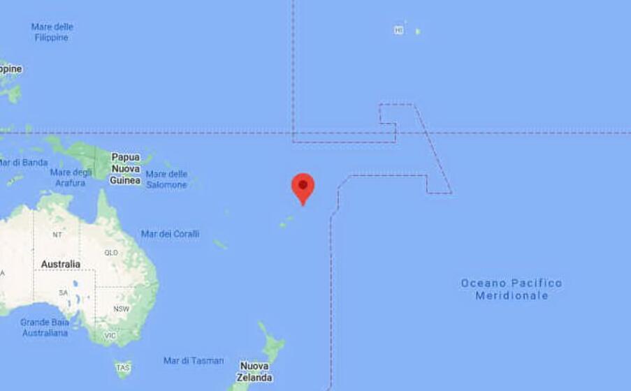 la posizione geografica di wallis e futuna (foto da google maps)