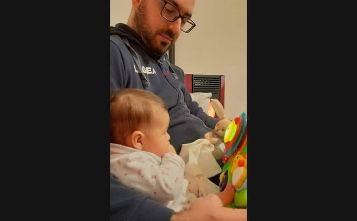 la prima festa del pap insieme va festeggiata a dovere auguri babbo pietro ti voglio un bene infinito greta da nuoro