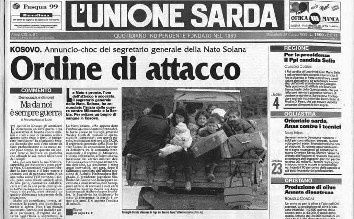 accaddeoggi 24 marzo 1999 la nato attacca la serbia