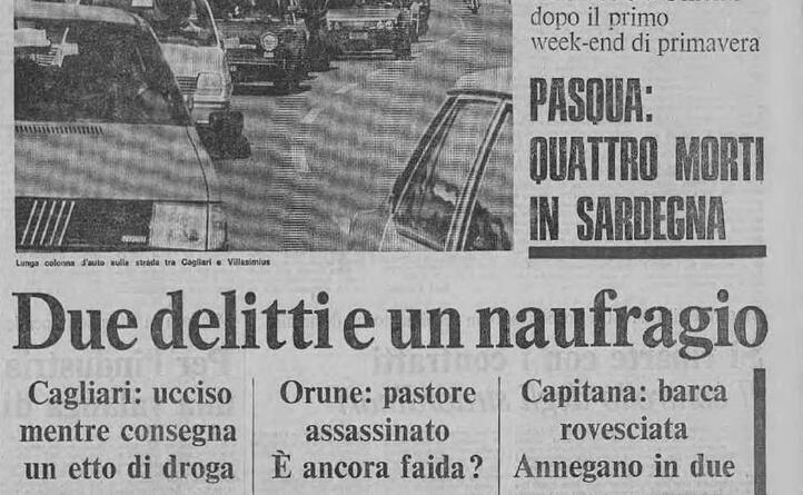 accaddeoggi 31 marzo 1986 pasqua di sangue in sardegna