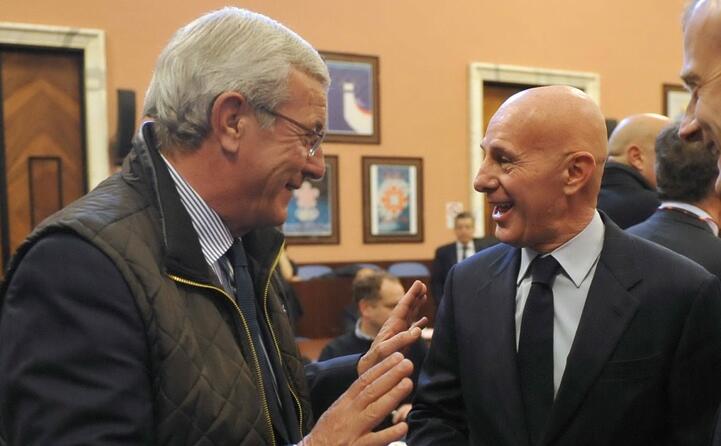 arrigo sacchi insieme a marcello lippi
