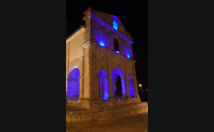 la chiesa del rosario a osilo