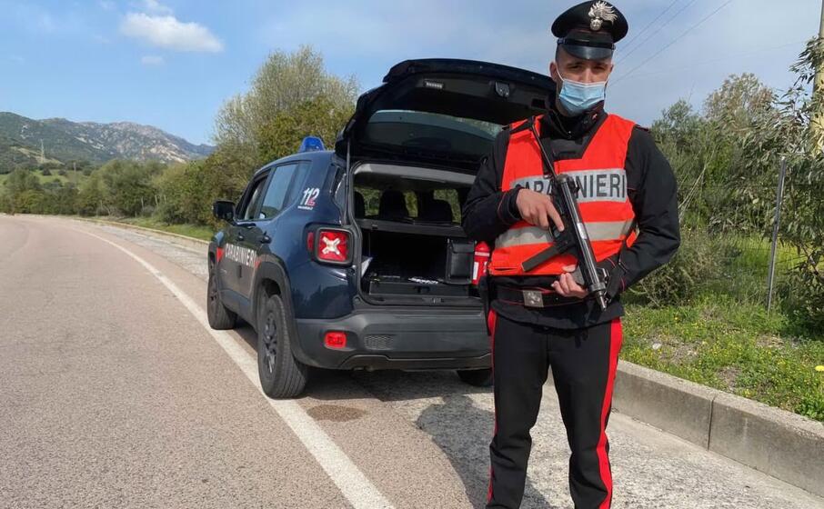 un posto di controllo (foto carabinieri)