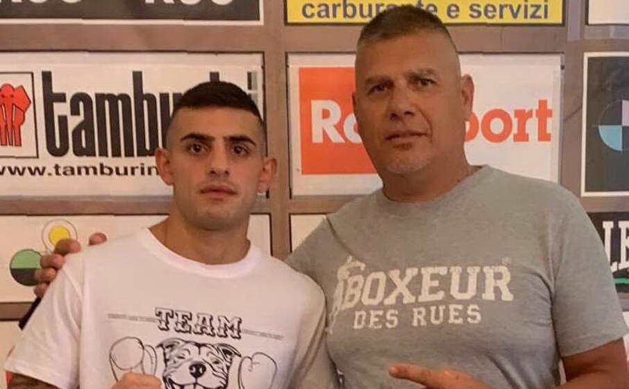 a sinistra cristian zara col suo allenatore maurizio muretti (foto concessa da muretti)