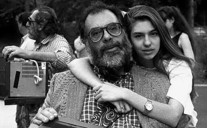 con la figlia sofia (archivio l unione sarda)