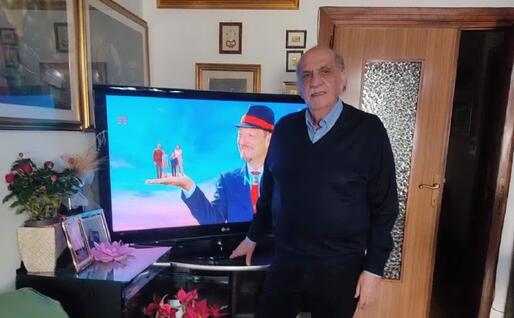 Lelle Rubino a casa (Foto Tellini)