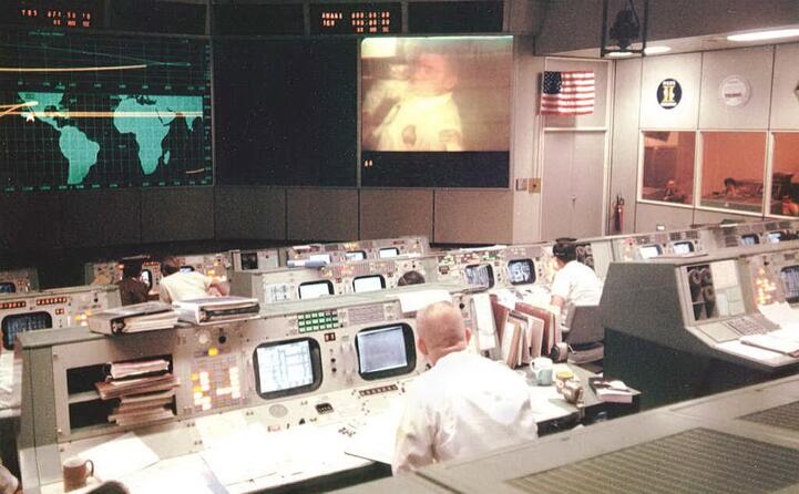 il centro di controllo missione (foto wikipedia)
