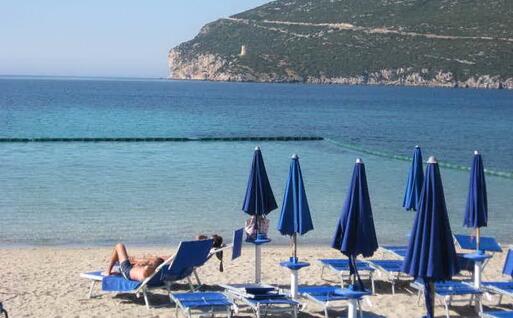 La spiaggia di Capo Caccia ad Alghero
