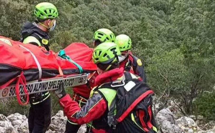 una missione di soccorso (foto soccorso alpino)