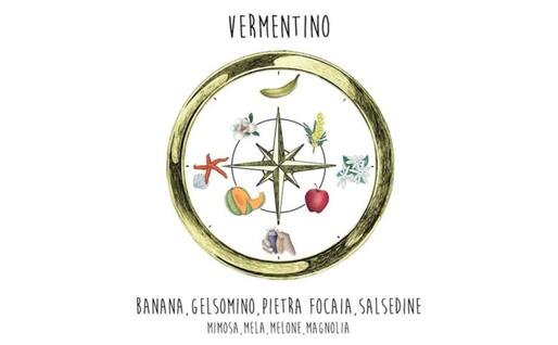 La bussola olfattiva del vermentino, da "Il respiro del vino" di Luigi Moio (Mondadori, 2016)